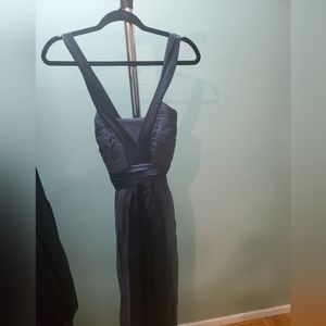 Max and Cleo Blue Mineral flowy midi dress size 8